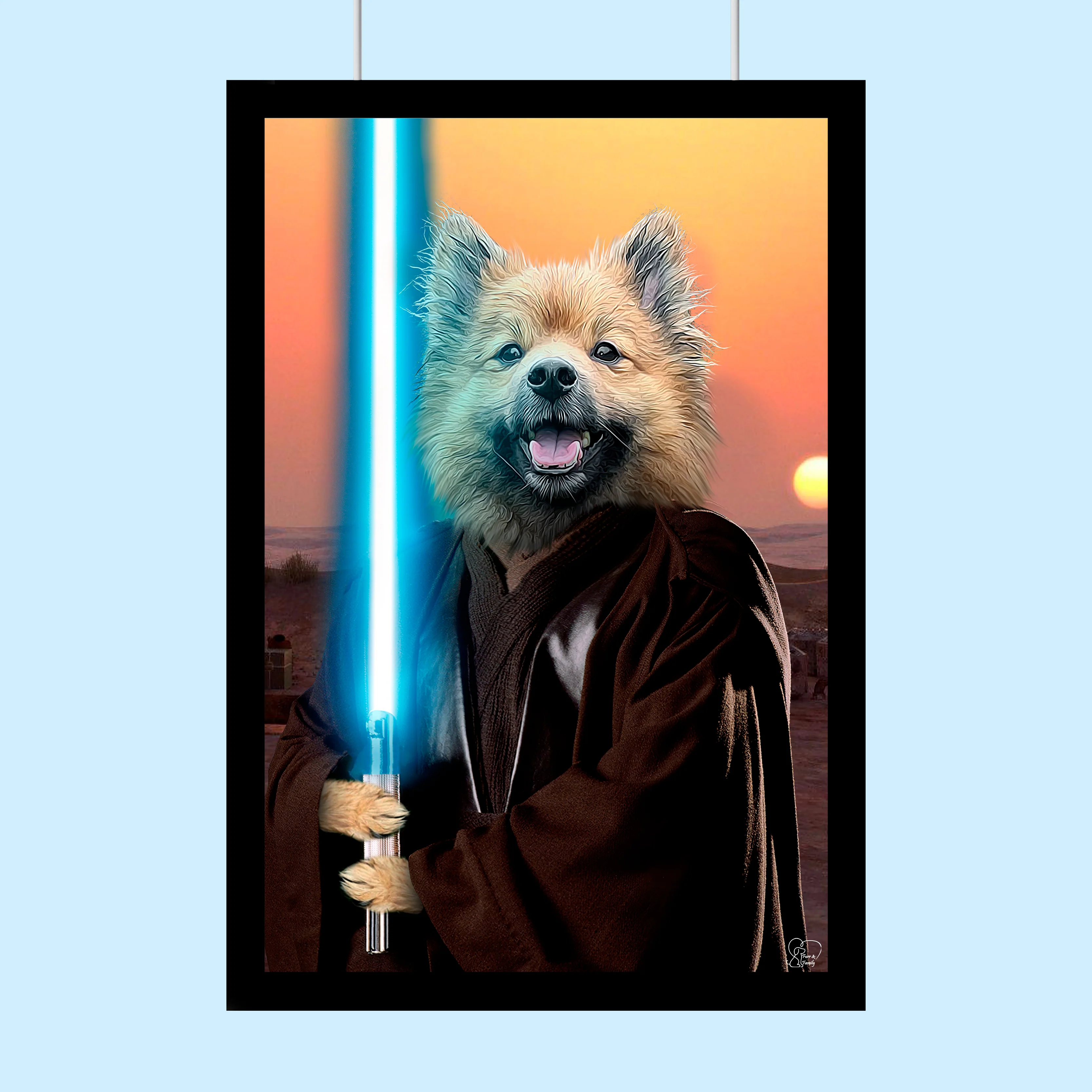 Kenobi Star Wars - Custom Pet Portrait